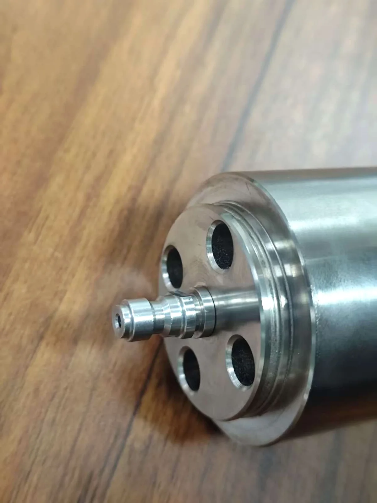 Finished Q345R pressure cylinder component for dimensional and visual inspection