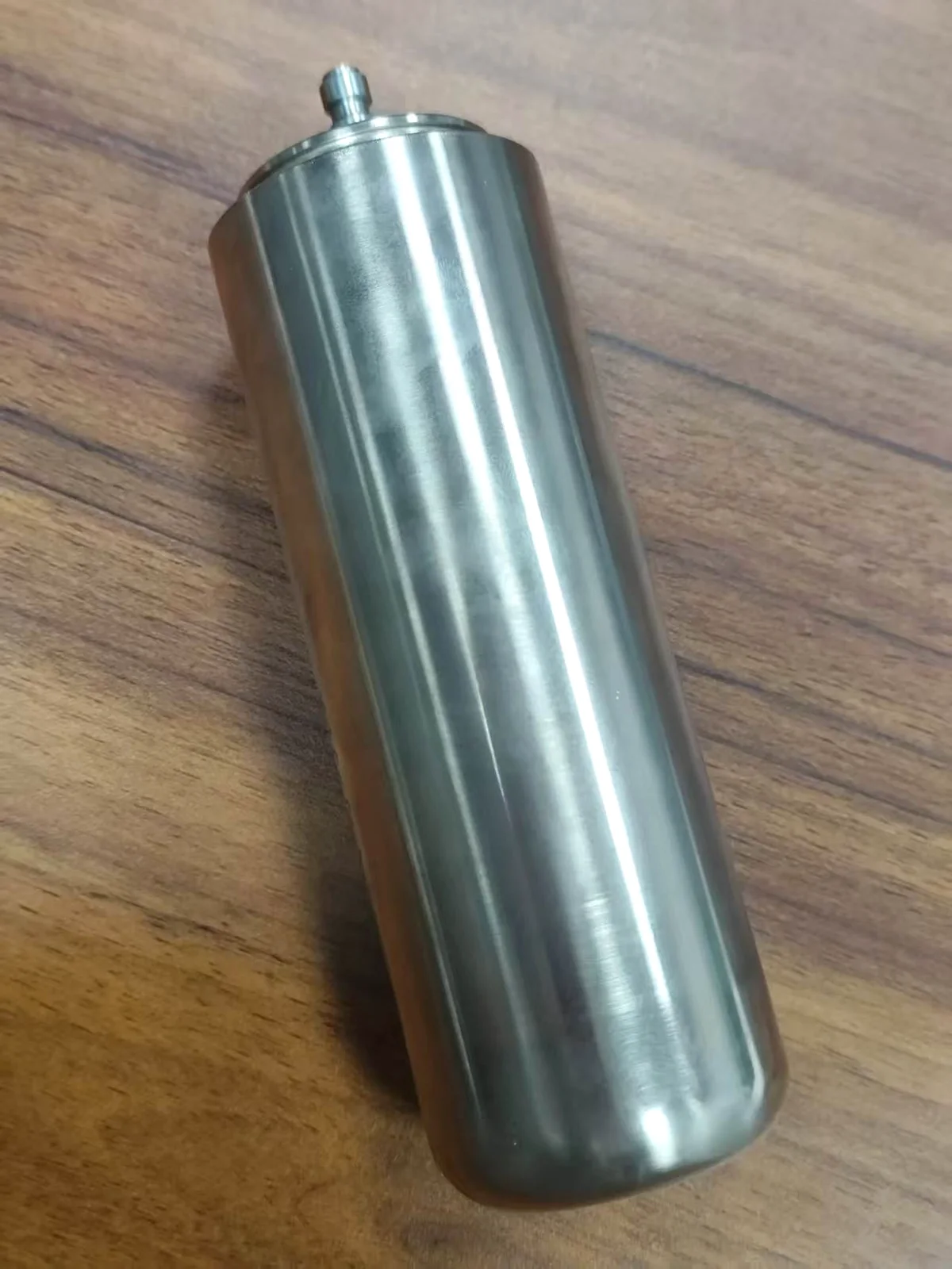 Q345R steel CNC machined pressure component with nickel plated finish